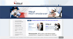 Desktop Screenshot of nbip.pl