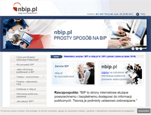 Tablet Screenshot of nbip.pl